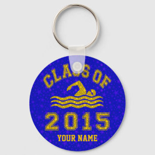 Class Of 2015 Swimming Key Ring