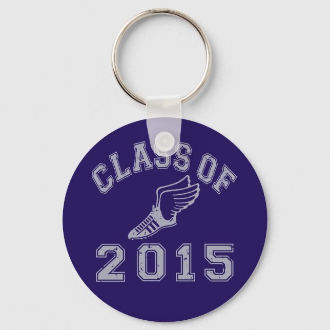 Class Of 2015 Track & Field - Grey 2 Key Ring (Front)
