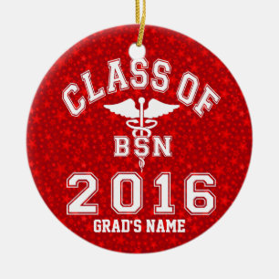 Class Of 2016 BSN Ceramic Ornament