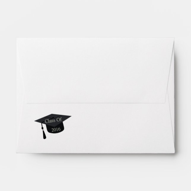 Class Of 2016 Graduation Cap Envelopes (Back (Top Flap))