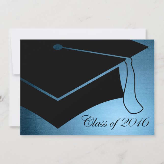 class of 2016 graduation cap invitation (Front)