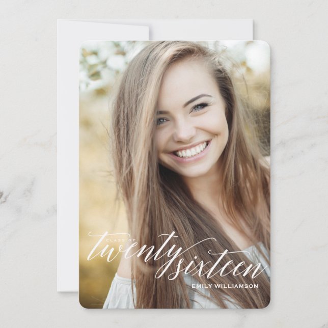 Class of 2016 Photo Graduation Party Invitation (Front)