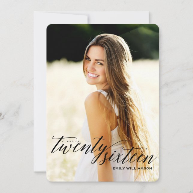 Class of 2016 Photo Graduation Party Invitation (Front)