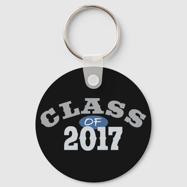 Class Of 2017 Blue Key Ring (Front)