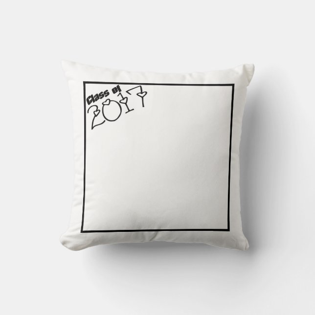 class of 2017 cushion (Front)