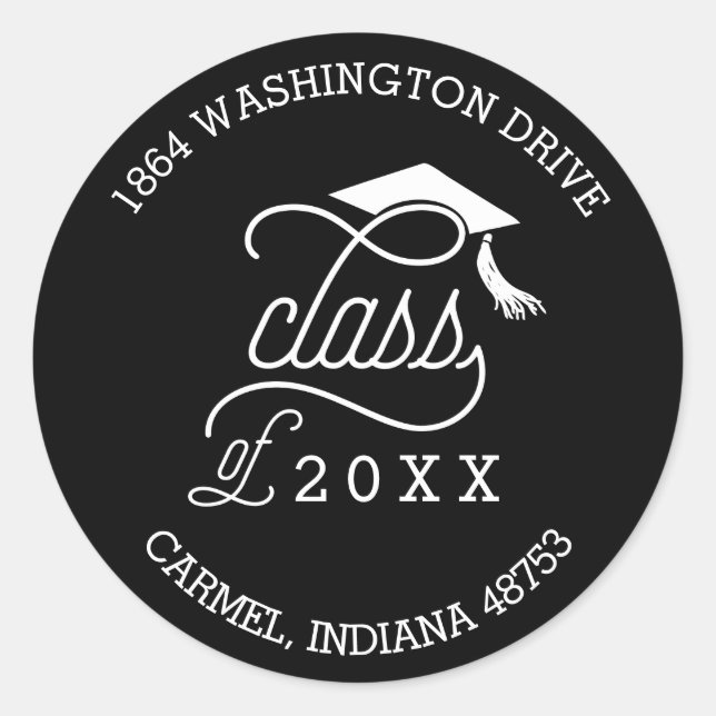 Class of 2017 Graduation Return Address Label (Front)