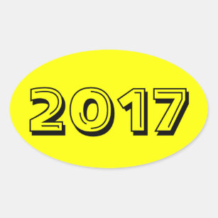 Class of 2017 Yellow Oval Sticker by Janz