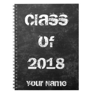 Class of 2018 Black Notebook