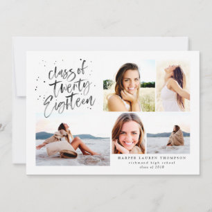 class of 2018 graduate multi photo announcement