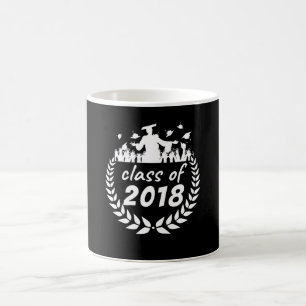 class of 2018 graduation or reunion design by coffee mug
