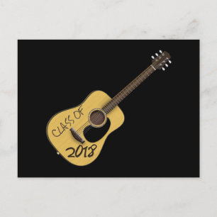 Class of 2018 Guitar Postcard
