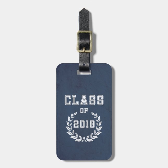 Class of 2018 luggage tag (Front Vertical)