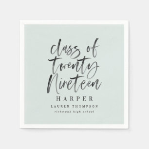 Class of 2019 graduate party napkin