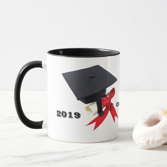 Class of 2019 Graduation Day Coffee Mug by Janz (With Donut)