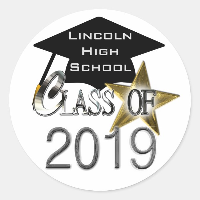 Class Of 2019 Graduation Seals (Front)