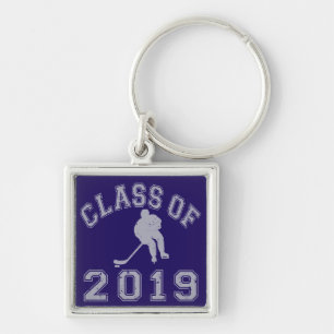 Class Of 2019 Hockey - Grey 2 Key Ring