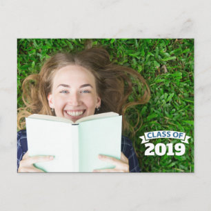 Class of 2019   Photo Graduation Invitation Postcard