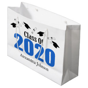 Class Of 2020 Graduation Gift Bag (Blue Caps)
