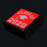 Class Of 2020 Graduation - Grey Gift Box<br><div class="desc">The perfect gift for the Class of 2020 graduate. This cool design comes in a variety of colours and products ranging from T-shirts to mugs and more. More gift ideas at www.zazzle.com/5fingerdiscount*</div>