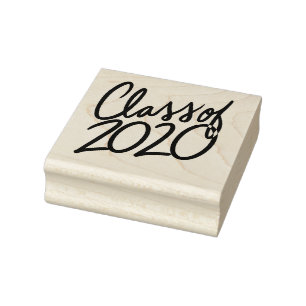 Class of 2020 Graduation party 2020 open house Rubber Stamp