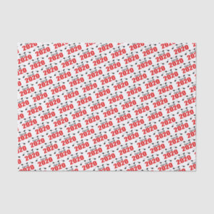 Class Of 2020 Graduation Tissue Paper (Red Caps)