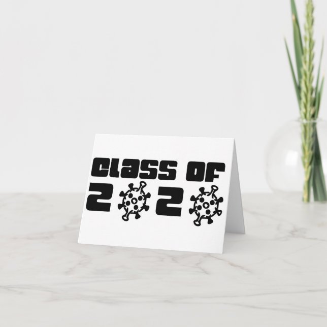 Class of 2020 Humorous Thank You Card (Front)