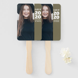 Class of 2020   Photo Graduation Announcement Hand Fan