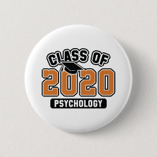 Class Of 2020 Psychology 6 Cm Round Badge