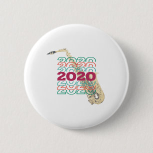 Class of 2020 - Repeat -Altoi Sax 6 Cm Round Badge