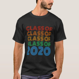 Class Of 2020 Vintage Retro Text Design 2020 Senio T-Shirt