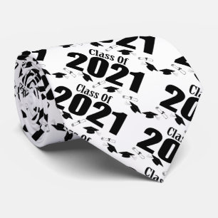 Class Of 2021 Caps And Diplomas (Black) Tie