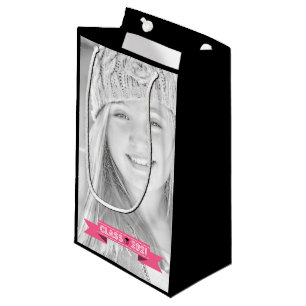 Class Of 2021 Graduation Gift Bag (Bubble Gum Pink