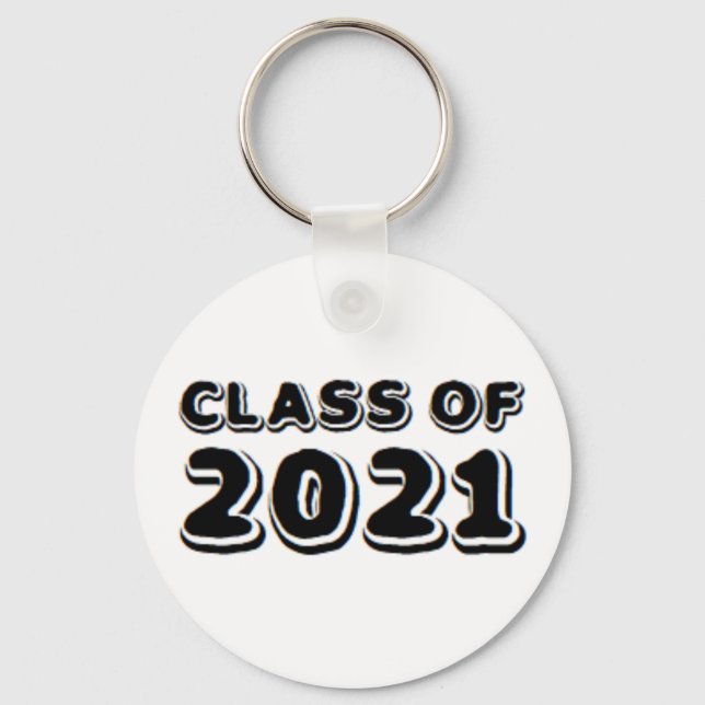 class of 2021 key ring (Front)