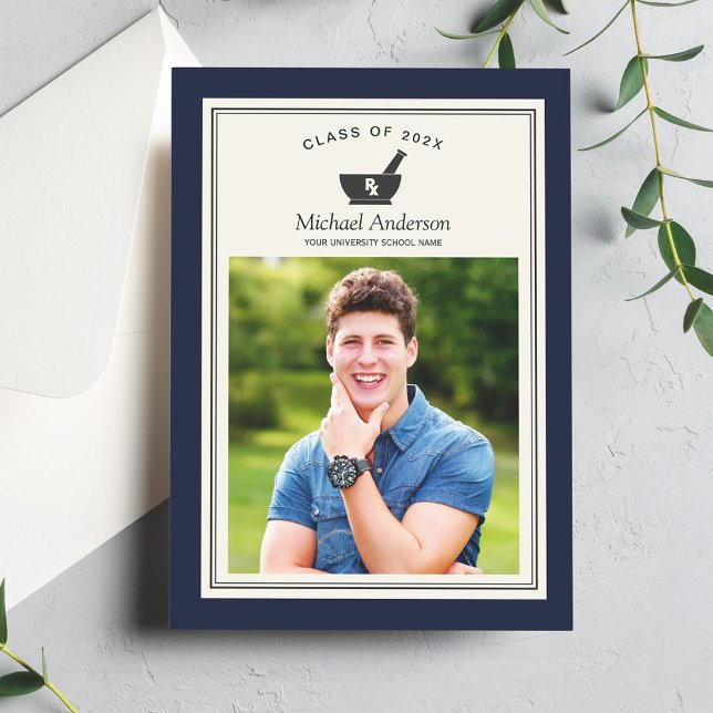 Class of 2021 Pharmacy School Graduation Party Invitation (Creator Uploaded)