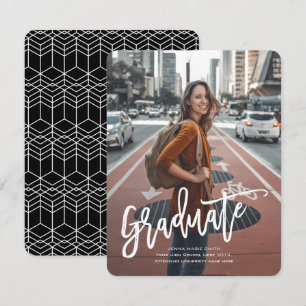 Class of 2021, Trendy, Graduation announcement