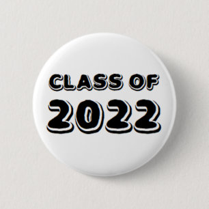 class of 2022 6 cm round badge