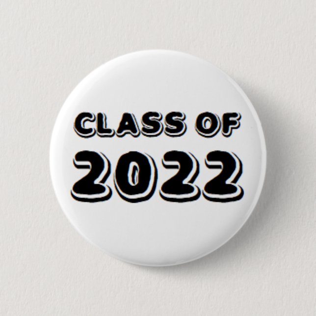 class of 2022 6 cm round badge (Front)