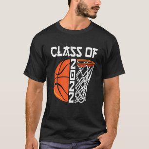 Class Of 2022 Basketball Player Gift Graduation T-Shirt