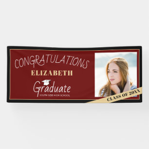 Class of 2022 Classic Photo Graduation Banner
