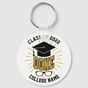 Class of 2022 Done Graduation Novelty Grad Key Ring
