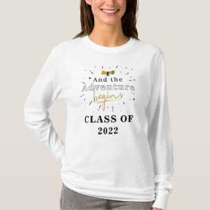 Class of 2022 Graduate And The Adventure Begins T-Shirt