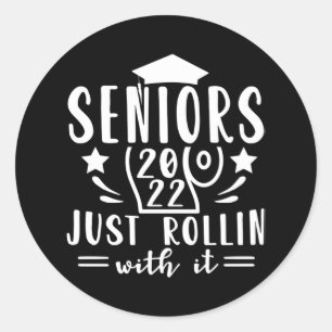 Class of 2022 Graduate Congrats the Grad Classic Round Sticker