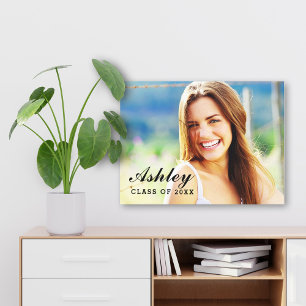 Class of 2022 Graduate Photo Graduation Canvas Print