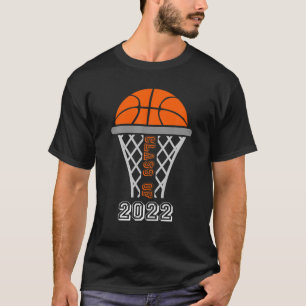 Class Of 2022 Graduation Senior Graduate Basketbal T-Shirt