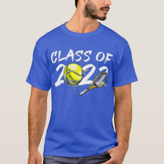 Class of 2022 Graduation Senior Tennis Player T-Shirt
