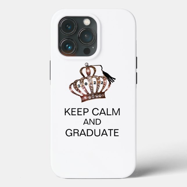 Class of 2022 - “Keep Calm and Graduate” Case-Mate iPhone Case (Back)