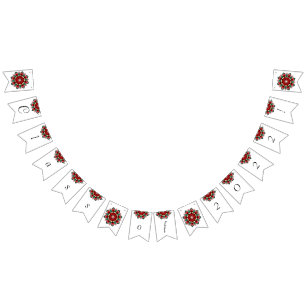 Class of 2022! Mandala in red Bunting