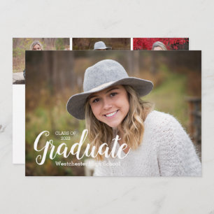 Class of 2022 Modern Photo Graduation Invitation