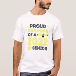 Class Of 2022 Proud Grandpa Of A 2022 Senior Schoo T-Shirt