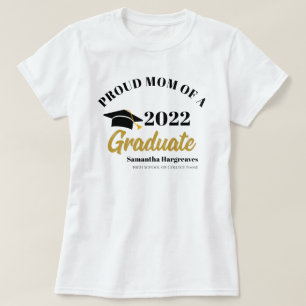 Class of 2022 Proud Mum of Graduate Custom T-Shirt